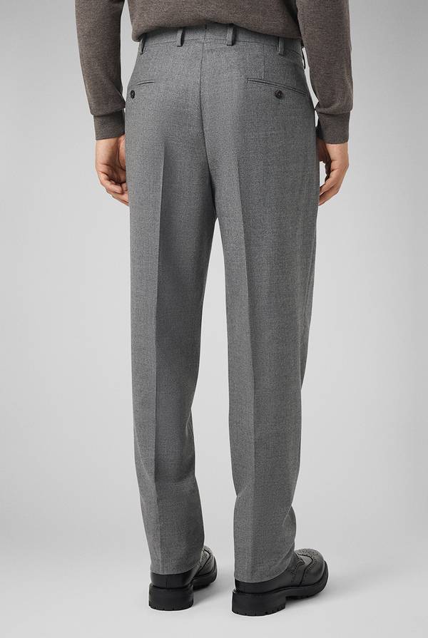 Pal Zileri Pantaloni doppia pince in lana stretch Saldi Di Fabbrica