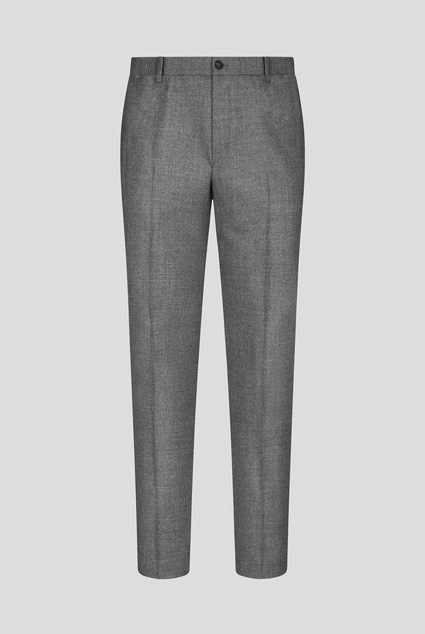 Pal Zileri Pantaloni in lana stretch con banda elastica Nuova
