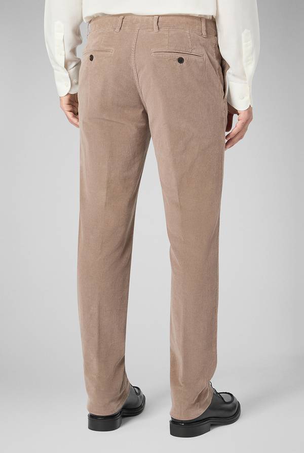 Pal Zileri Pantaloni chino tinti in capo in cotone corduroy Qualità