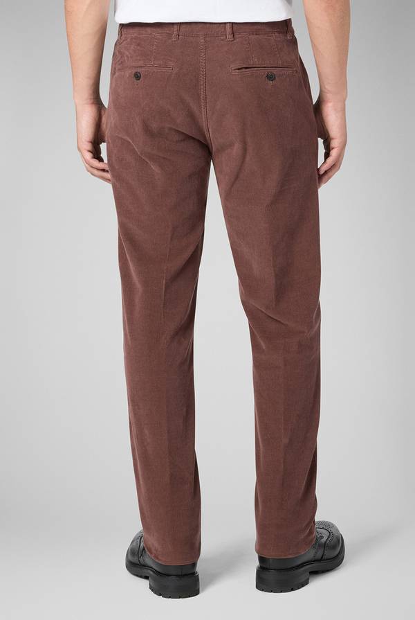 Pal Zileri Pantaloni chino tinti in capo in cotone corduroy Vendita