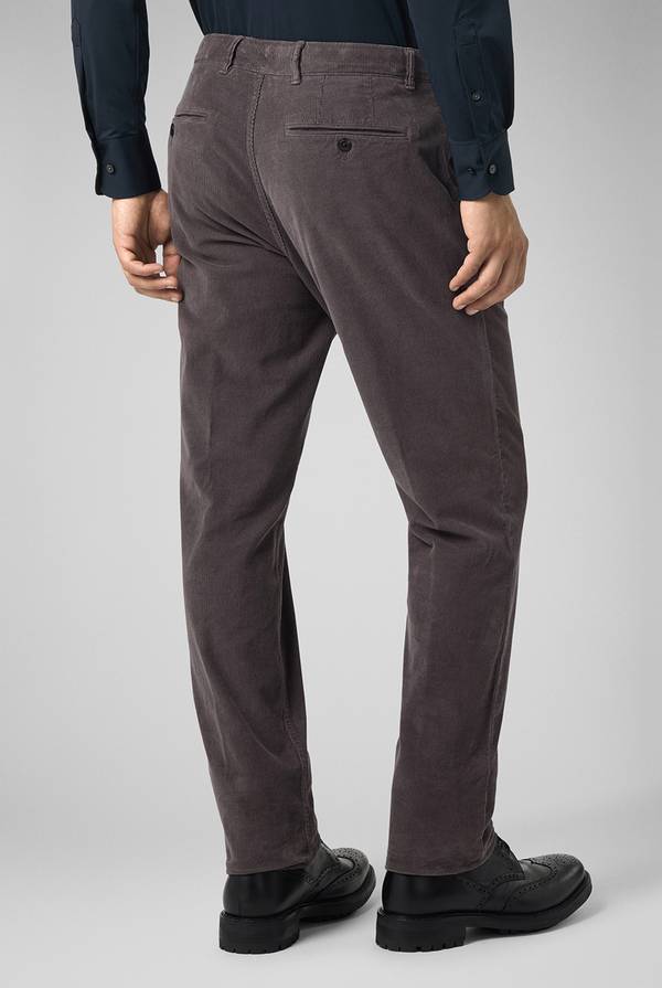 Pal Zileri Pantaloni chino tinti in capo in cotone corduroy Promozione