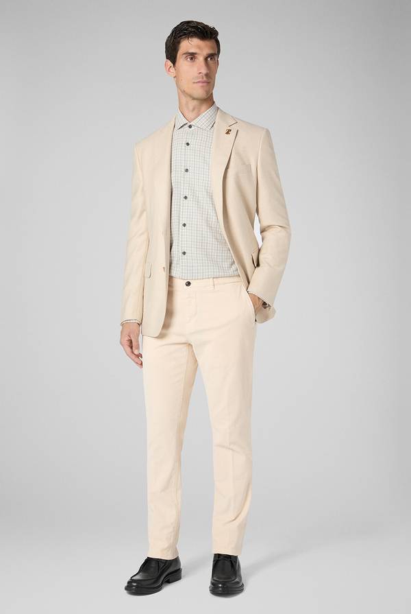 Pal Zileri Pantaloni chino tinti in capo in cotone corduroy Spedizione Gratuita