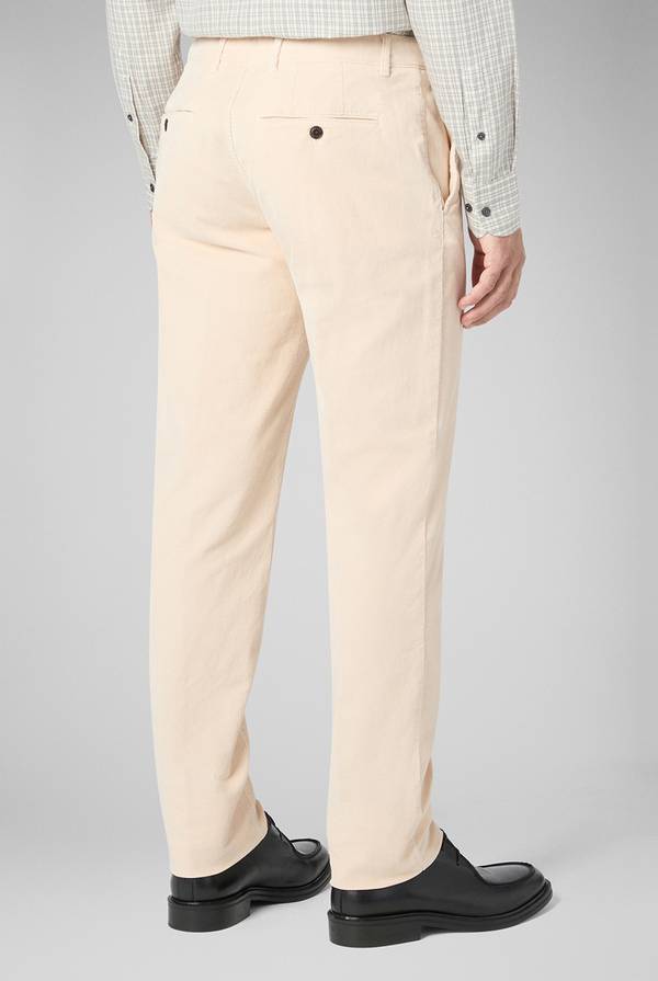 Pal Zileri Pantaloni chino tinti in capo in cotone corduroy Spedizione Gratuita