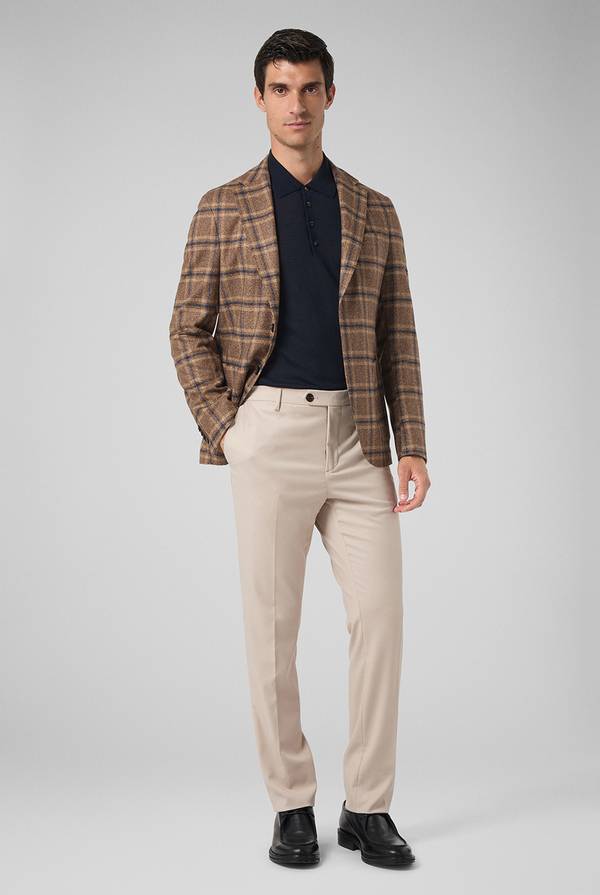 Pal Zileri Pantaloni chino in tencel stretch Qualità Garantita