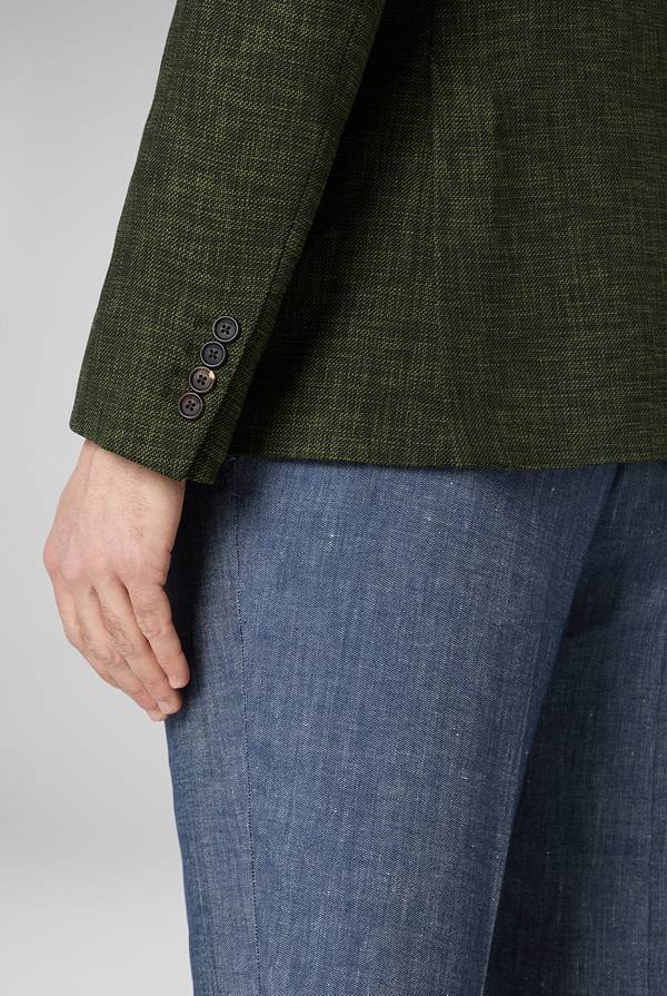 Pal Zileri Giacca Brera in misto lana, cotone e nylon Vendita Economica
