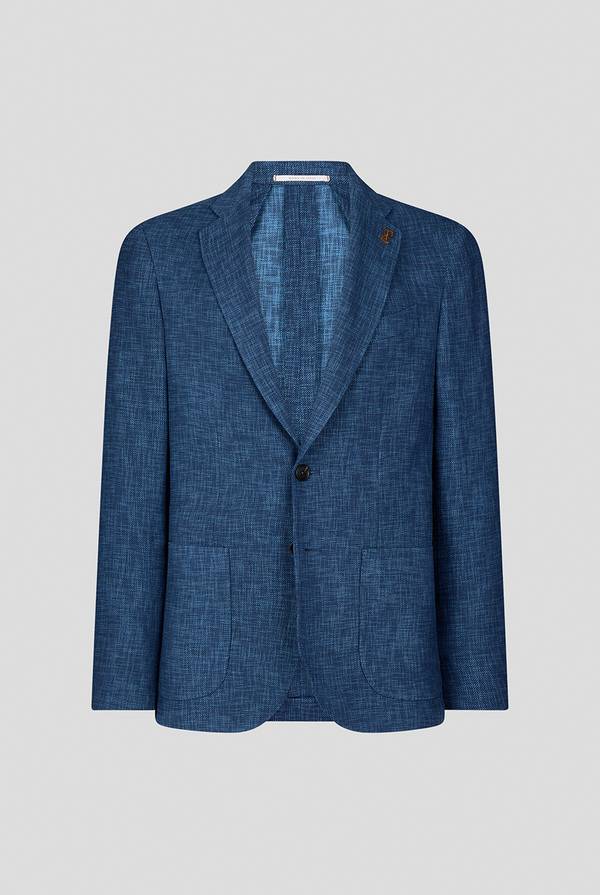 Pal Zileri Giacca Brera in misto lana, cotone e nylon Saldi Di Fabbrica
