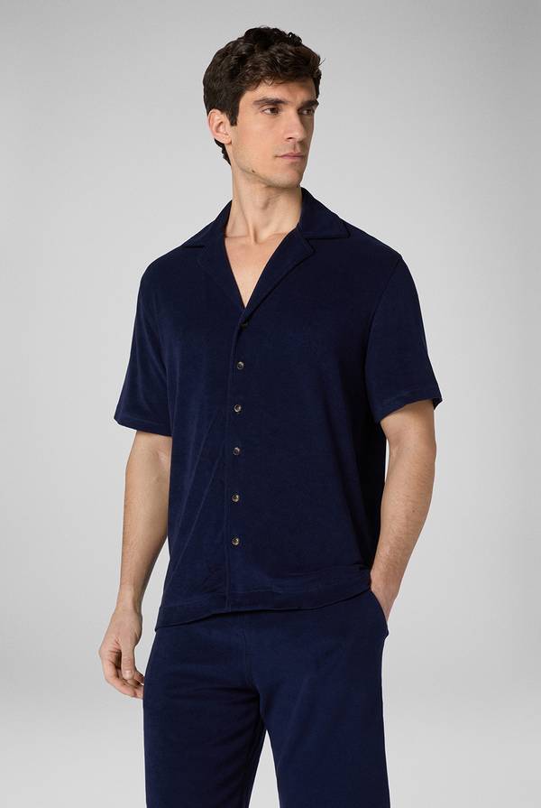 Pal Zileri Camicia bowling in jersey Vendita