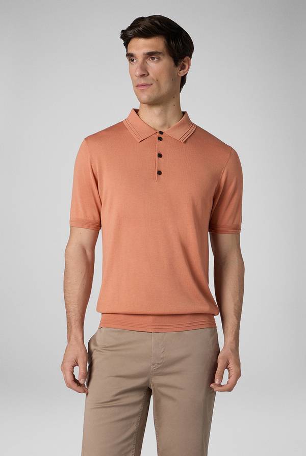 Pal Zileri Polo in cotone e tencel Promozione