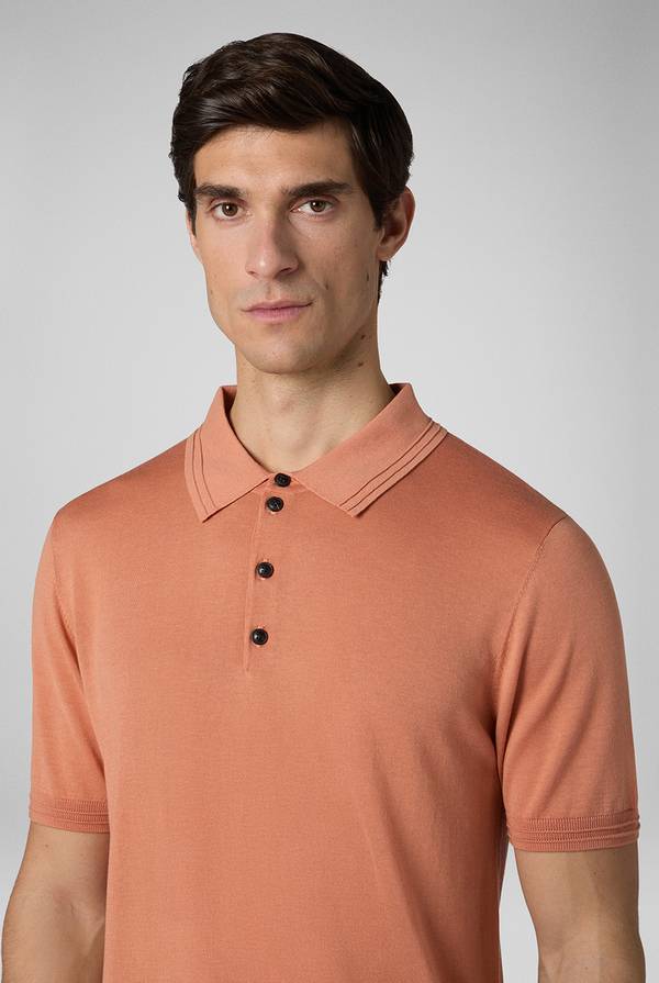 Pal Zileri Polo in cotone e tencel Promozione