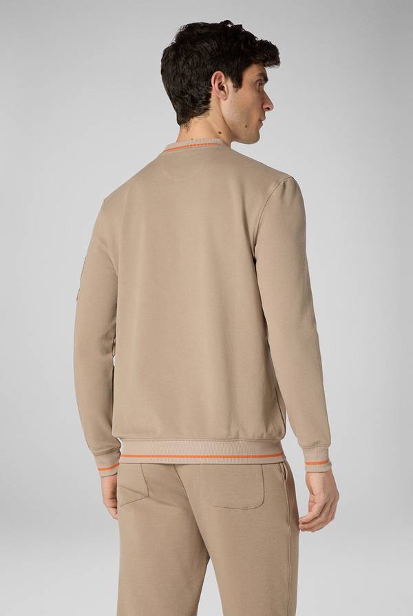Pal Zileri Felpa in cotone stretch con logo Spedizione Gratuita