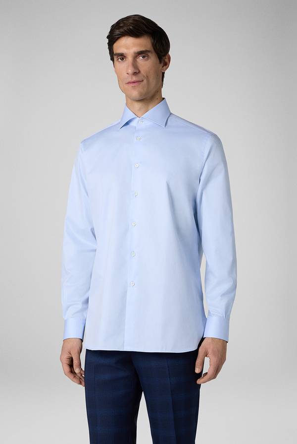 Pal Zileri Camicia in cotone con polsini da gemelli Soddisfazione Garantita
