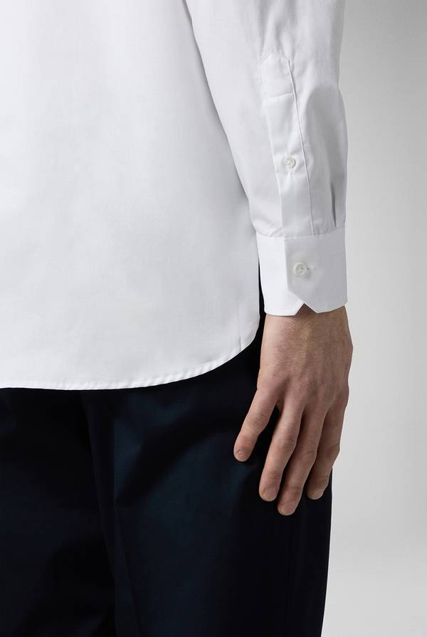 Pal Zileri Camicia in cotone con polsini da gemelli Qualità Garantita