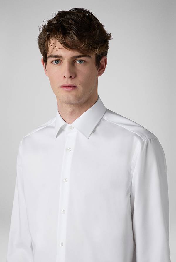 Pal Zileri Camicia azzurra in cotone con collo Milano Negozi Online