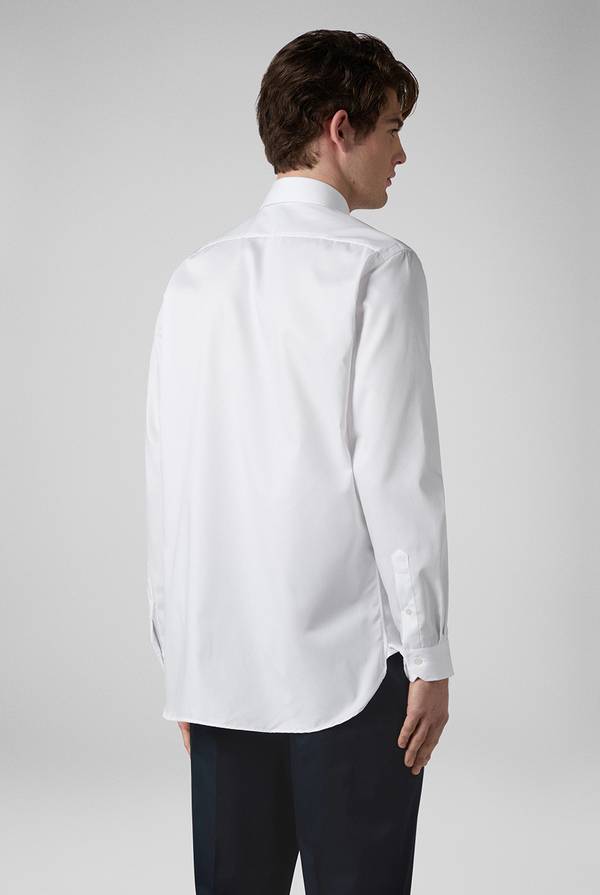 Pal Zileri Camicia azzurra in cotone con collo Milano Negozi Online