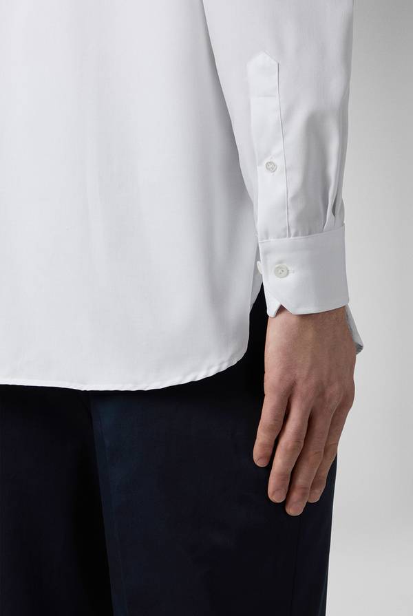 Pal Zileri Camicia azzurra in cotone con collo Milano Negozi Online