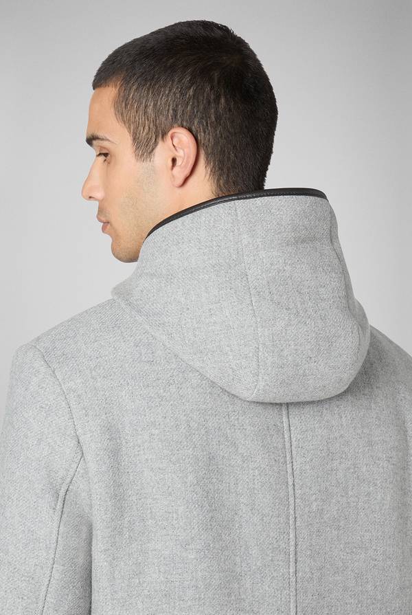 Pal Zileri Car coat reversibile con dettagli in pelle Presa