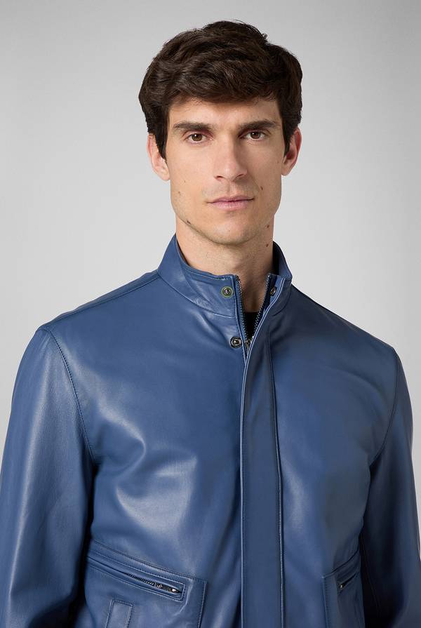 Pal Zileri Biker in nappa color anice Outlet