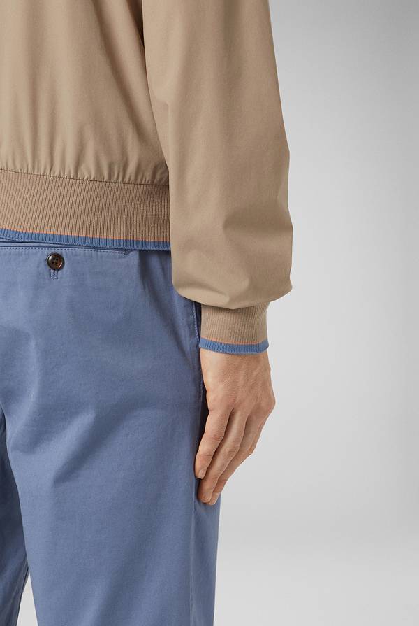 Pal Zileri Bomber in soft shell color tortora In Vendita