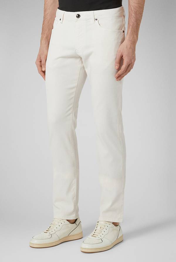 Pal Zileri Pantalone 5 tasche in cotone stretch tinto in capo Offerta Anniversario