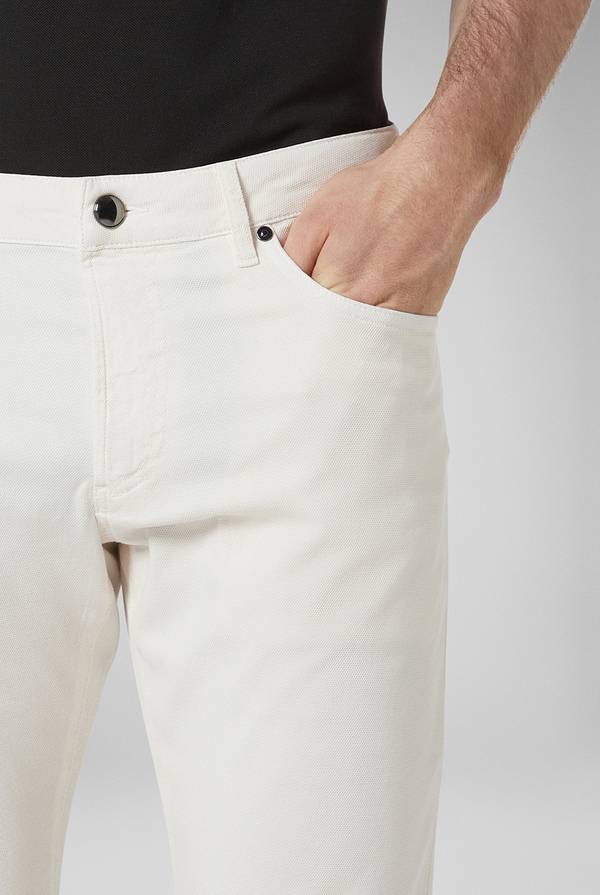 Pal Zileri Pantalone 5 tasche in cotone stretch tinto in capo Offerta Anniversario