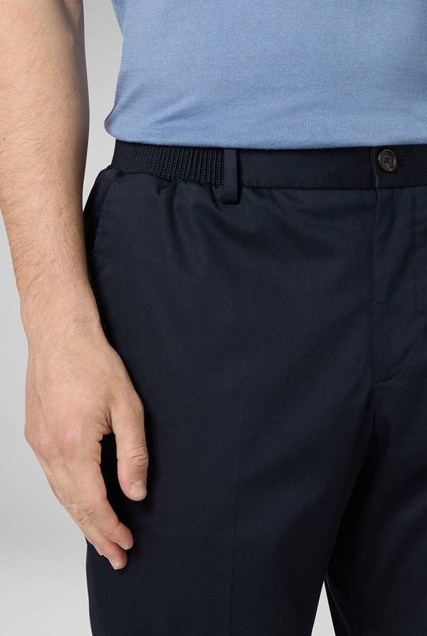 Pal Zileri Pantalone in cotone e tencel stretch Vendita calda