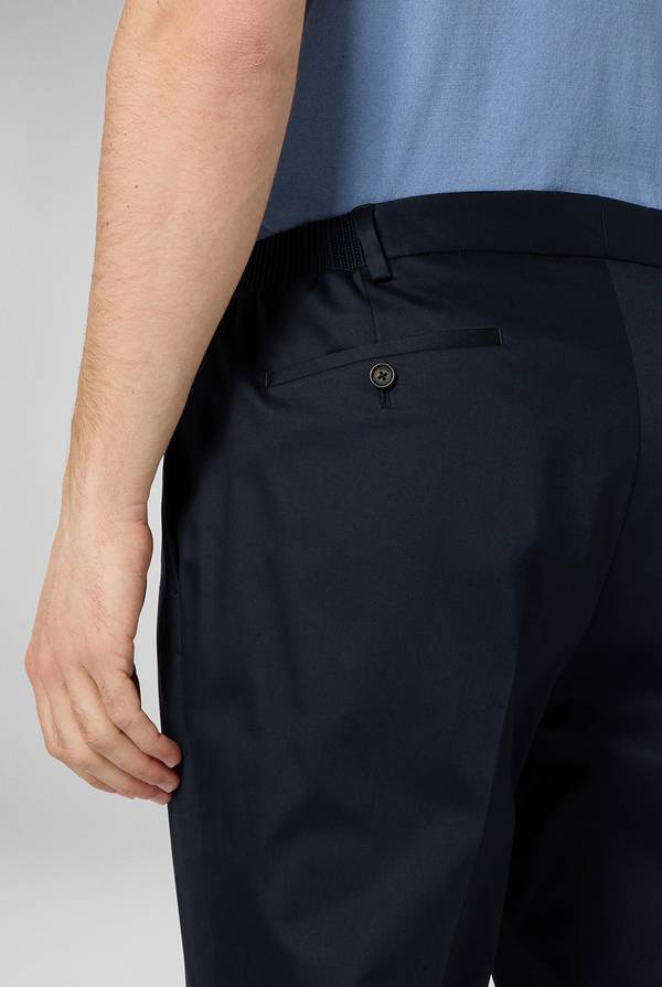 Pal Zileri Pantalone in cotone e tencel stretch Vendita calda