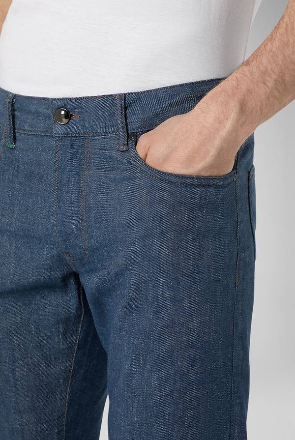 Pal Zileri Denim 5 tasche effetto lino Offerta migliore