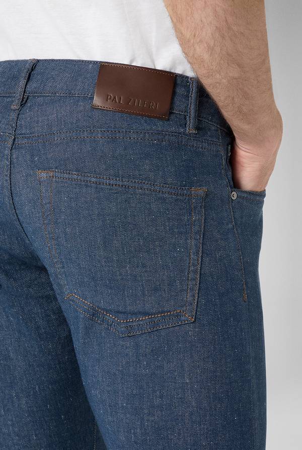 Pal Zileri Denim 5 tasche effetto lino Offerta migliore
