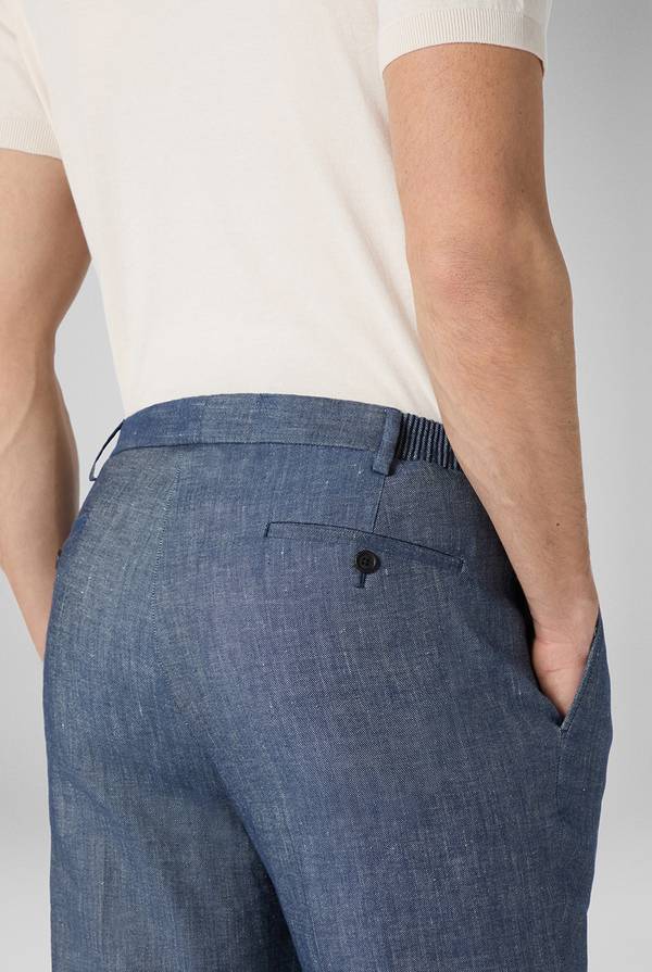 Pal Zileri Pantalone in lino e cotone stretch Offerta temporanea