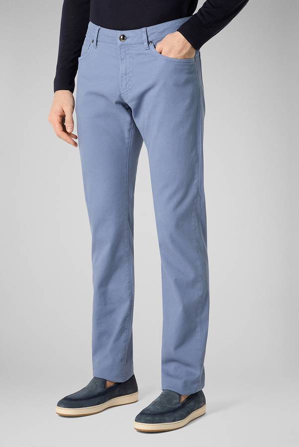 Pal Zileri Pantalone 5 tasche in cotone stretch tinto in capo Grandi sconti