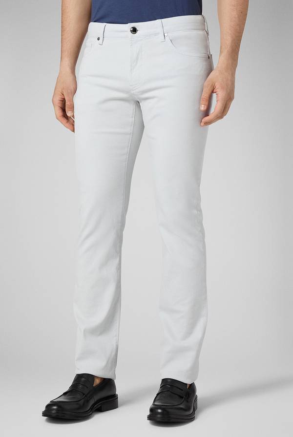 Pal Zileri Pantalone 5 tasche in cotone stretch tinto in capo Offerte stagionali