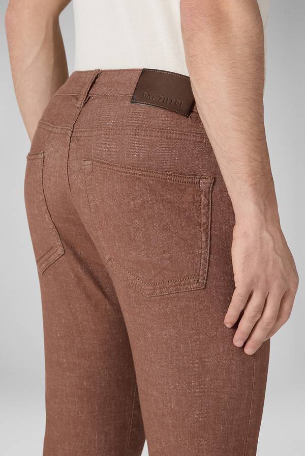 Pal Zileri Denim 5 tasche effetto lino Sconti VIP