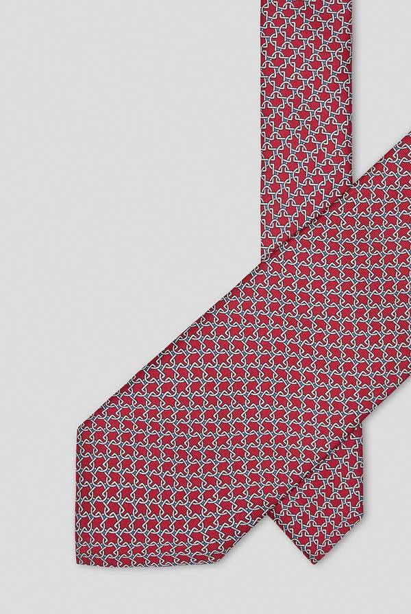 Pal Zileri Cravatta in pura seta stampata con motivo geometrico Fino al 60% di sconto