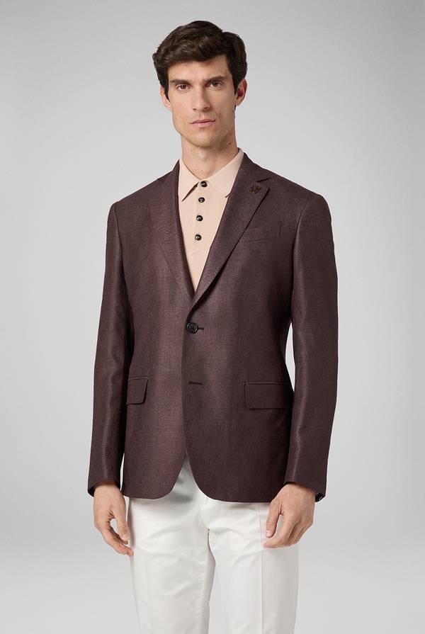 Pal Zileri Giacca Tailored in lana e seta In vendita