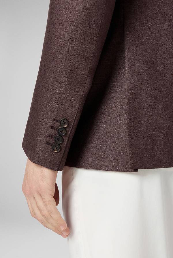 Pal Zileri Giacca Tailored in lana e seta In vendita