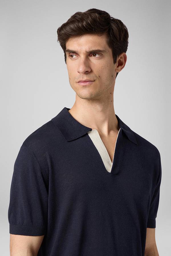 Pal Zileri Polo in maglia di lino e seta color senape Affare Del Giorno