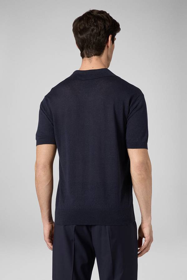 Pal Zileri Polo in maglia di lino e seta color senape Affare Del Giorno