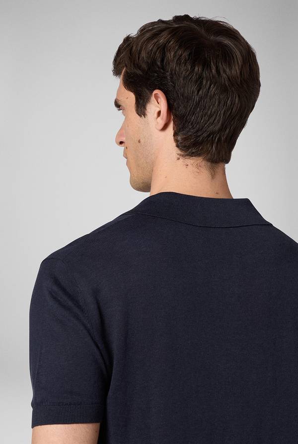 Pal Zileri Polo in maglia di lino e seta color senape Affare Del Giorno