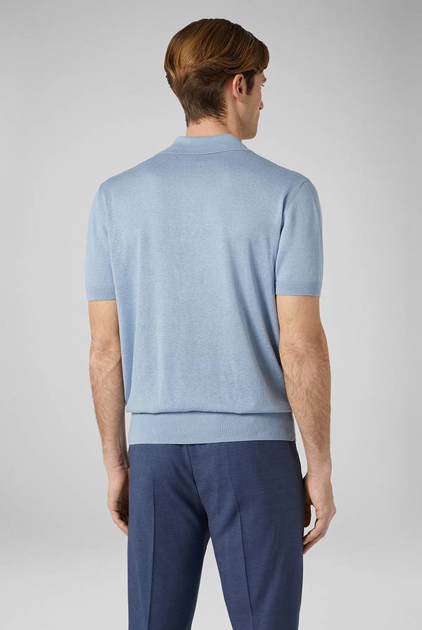 Pal Zileri Polo in maglia di lino e seta Prezzo Ridotto