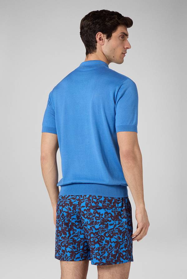 Pal Zileri Polo in maglia di lana e seta Sconto
