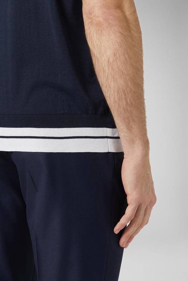 Pal Zileri Polo con bande a contrasto Offerta