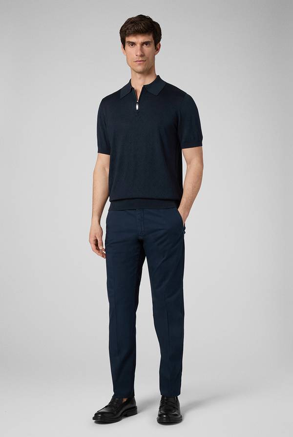 Pal Zileri Polo jacquard con monogramma pz Economico