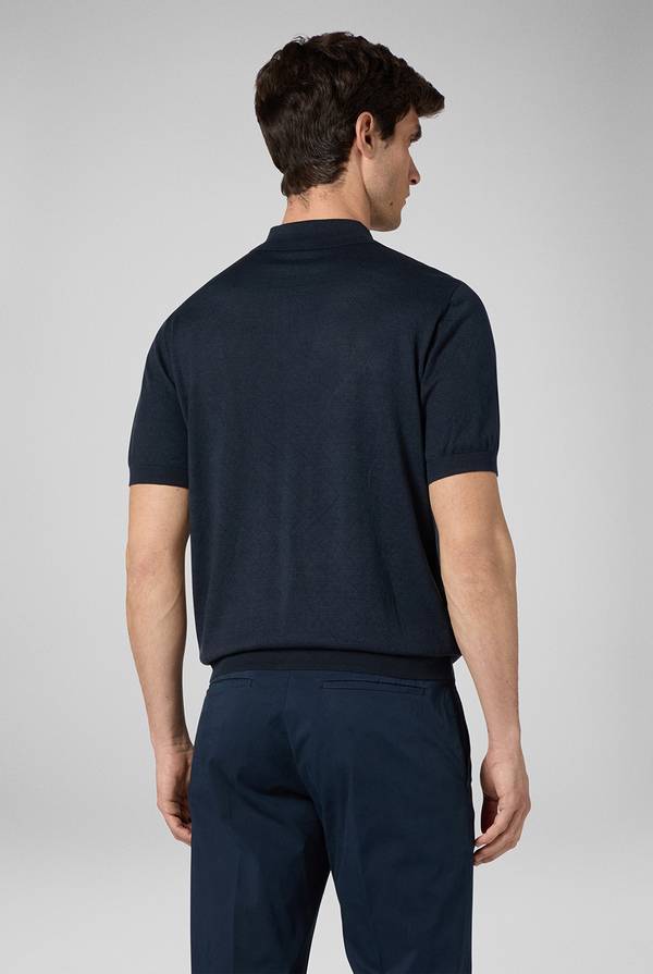 Pal Zileri Polo jacquard con monogramma pz Economico