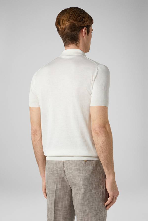 Pal Zileri Polo in maglia di seta e cotone In Vendita