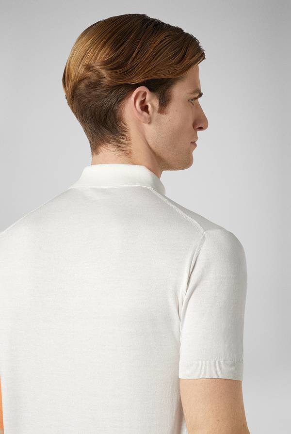 Pal Zileri Polo in maglia di seta e cotone In Vendita