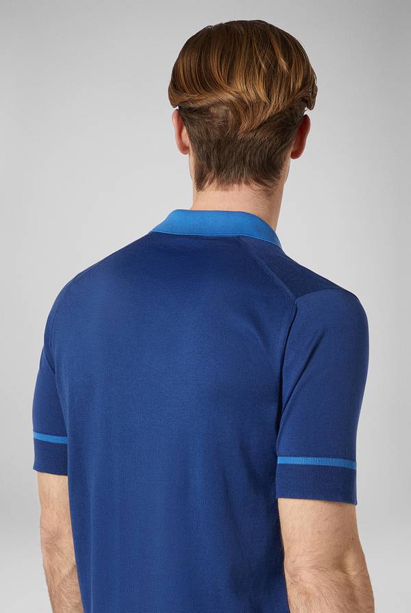 Pal Zileri Polo in maglia con dettagli a contrasto Offerte