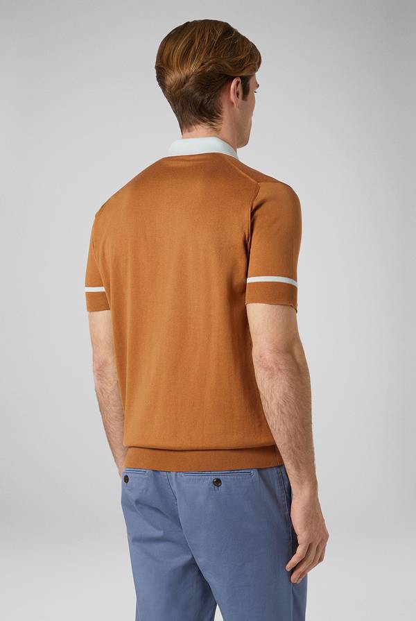 Pal Zileri Polo in maglia con dettagli a contrasto Hotsell