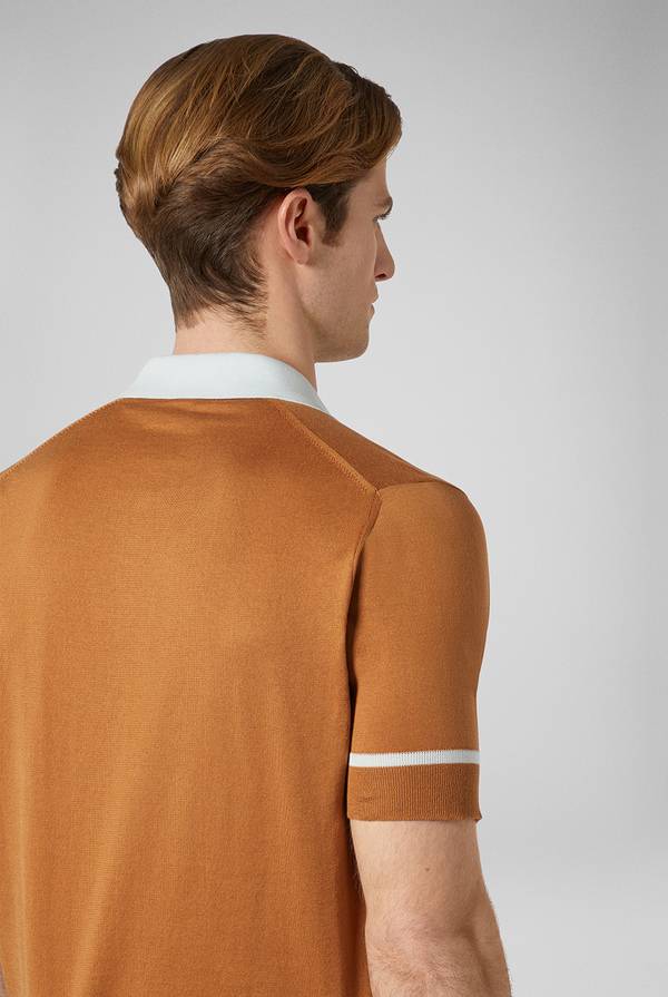 Pal Zileri Polo in maglia con dettagli a contrasto Hotsell