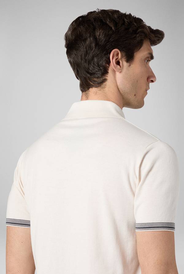 Pal Zileri Polo con finiture millerighe Vendita Calda