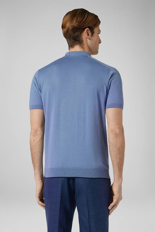 Pal Zileri Polo in maglia con calati Vendita Economica